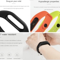 2017 Latest! Mi-Band Ver. 2 Time Display Touch Key Heart Rate Monitor Activity Tracker - Thumbnail 4