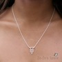 Triple Arrow Silver Necklace-2