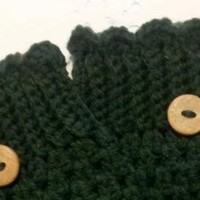Crochet Boot Cuffs / Leg Warmers - Thumbnail 1