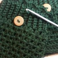 Crochet Boot Cuffs / Leg Warmers - Thumbnail 3
