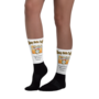 XPL black foot socks-2
