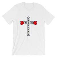 God's property Cross Unisex t-shirt - Thumbnail 1