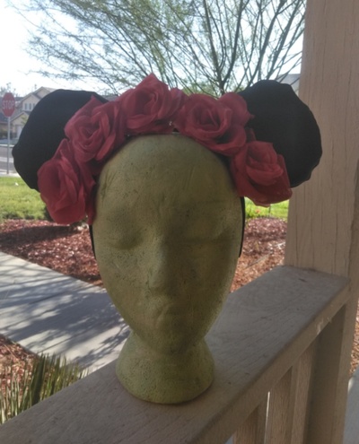 Day of the Dead inspired Mouse ears 