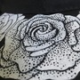 Hand Painted Rose Hat-1