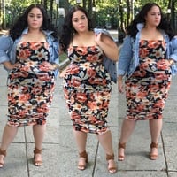 Sheer Floral Dress  - Thumbnail 1