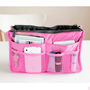 PINK Large Liner Organizer Bag Dual Zipper Purse Nice to Insert Inside BAGS - Thumbnail 1