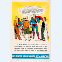 Superman All American - Vintage Poster Print - Thumbnail 1