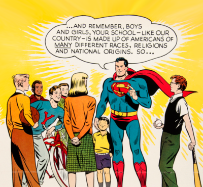 Superman All American - Vintage Poster Print