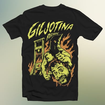 Giljotina records executioner yellow/orange t-shirt