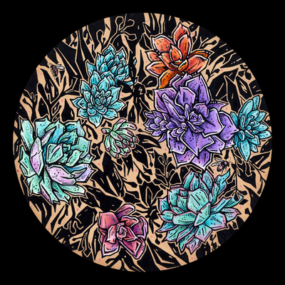 "Somewhere Only We Go" 8" Print on Wood