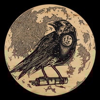 "The Herald" 8" Print on Wood