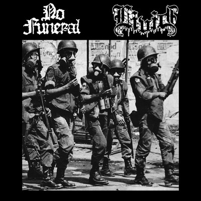 No funeral / livid split lp