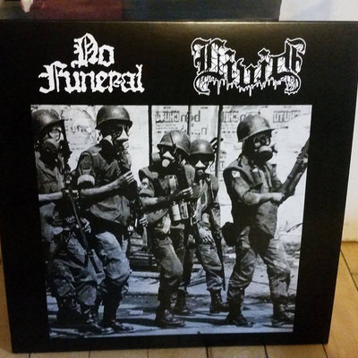 No funeral / livid split lp