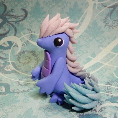 Purple and blue maned dragon - Thumbnail 4