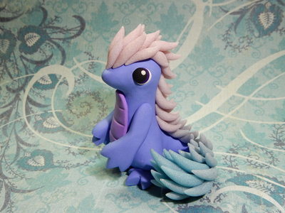 Purple and Blue Maned Dragon