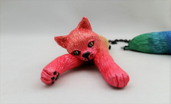 Rainbow Cat "Kitty Kollar" Shoulder Necklace