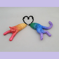 Rainbow Cat "Kitty Kollar" Shoulder Necklace - Thumbnail 1
