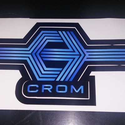 Crom cannon sticker