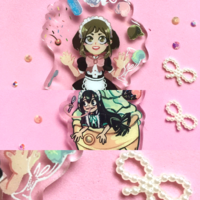 Cafe Jumbo Clear Charm Keychain - Thumbnail 2