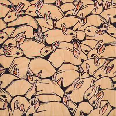 "the cull" 12" print on wood - Thumbnail 5