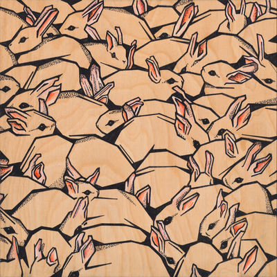 "The Cull" 12" Print on Wood