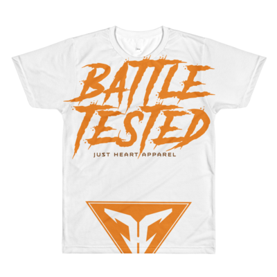 Battle tested sublimated orange graphic tee - Thumbnail 5