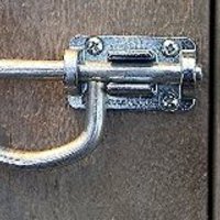 Heavy Duty Zinc Plated Handle Latch Bolt - Thumbnail 1