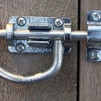 Heavy Duty Zinc Plated Handle Latch Bolt - Thumbnail 2