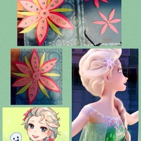 Frozen Fever Elsa Hair Flowers--Set of 3 - Thumbnail 2