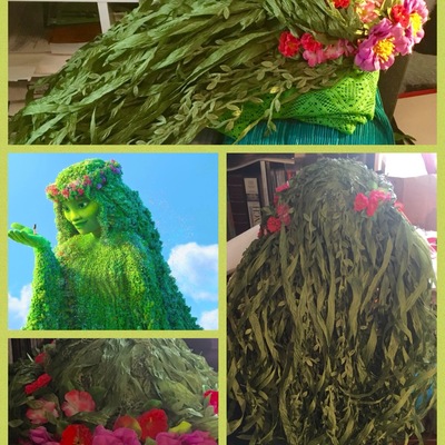 Te fiti wig--adult or child size--moana costume - Thumbnail 5