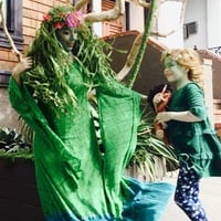 Te Fiti wig--adult or child size--Moana costume - Thumbnail 3