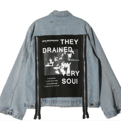 Vintage they drained my very soul jacket