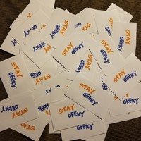 Stay Geeky Sticker 4-Pack - Thumbnail 1