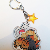 Neko Atsume Keychain - Thumbnail 1