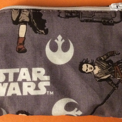 Star wars rey zippered pouch 5x4 - Thumbnail 3