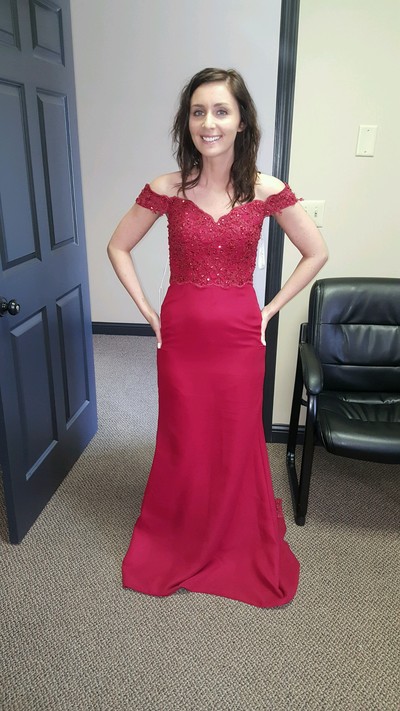 Elegant Off-shoulder Sweetheart Long Lace Appliques Beaded Mermaid Prom Evening Dresses Formal Gown P94