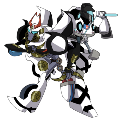 Jazz and Prowl Sticker