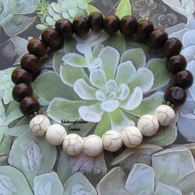 Howlite bracelet