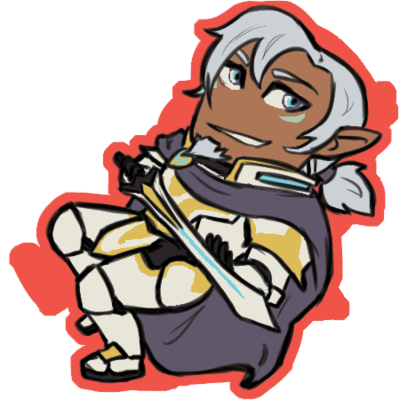 Red paladins (voltron) charm