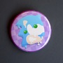 Melted Sonic 1.5" Pinback Button-1