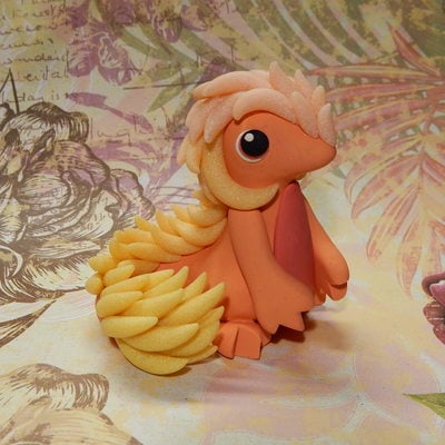 Pink and orange maned dragon - Thumbnail 3