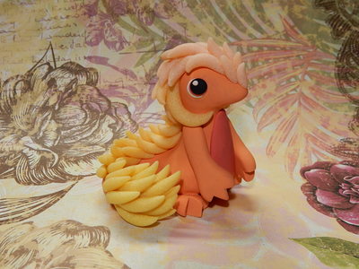 Pink and Orange Maned Dragon