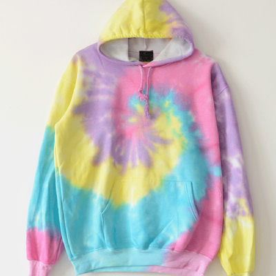 Swirl tye-dye hoodies