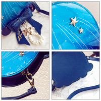 Kawaii Jellyfish Bowknot Crossbody Bag - Thumbnail 4