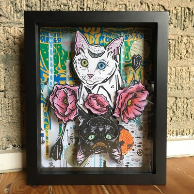 "Duality" Limited Edition 8"x10" Shadowbox Print