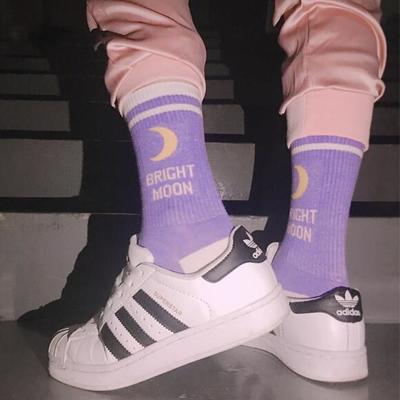 2 pairs bright moon socks - Thumbnail 5