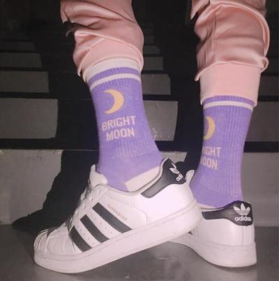 2 Pairs Bright Moon Socks