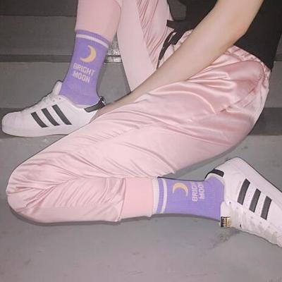 2 pairs bright moon socks