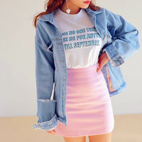 Just give me Flower Printed Denim Jacket - Thumbnail 1