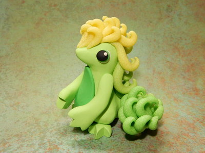 Yellow and Green Maned Dragon